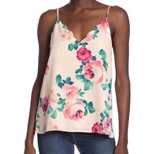 💜 3 for $12 Socialite Scalloped V-neck Camisole